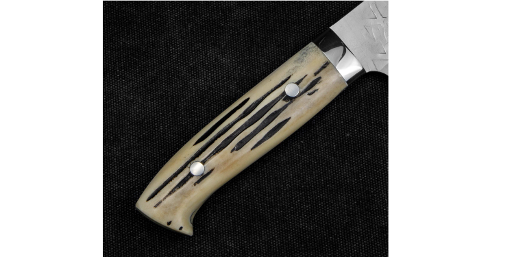 Takeshi SRS-13 Róg Jeleni Nóż Santoku 18cm