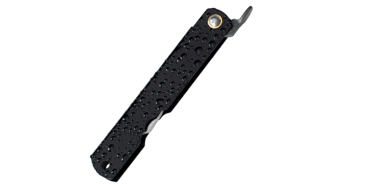 Nóż kieszonkowy Aogami Higonokami Mizushibuki 8,0 cm Black