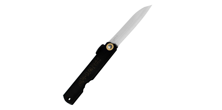 Nóż kieszonkowy Shirogami Higonokami Sasaha Black 7,9 cm
