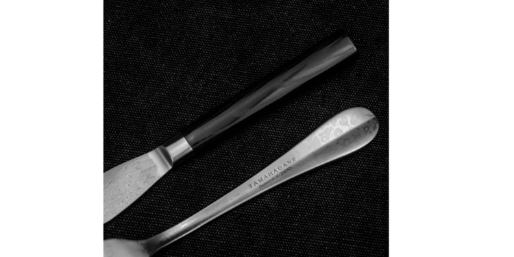 Tamahagane Micarta Zestaw Nóż + widelec do steków