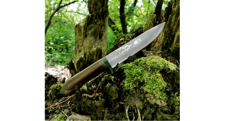 Takeshi Saji Keiryu Shirogami Nóż Outdoor 16cm