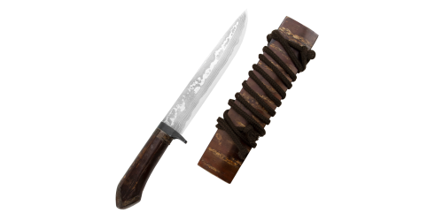 Takeshi Saji Keiryu Shirogami Nóż Outdoor 18cm