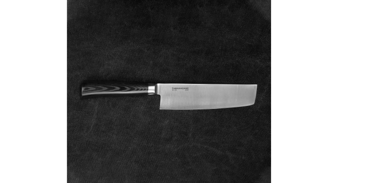 Tamahagane SAN Black VG-5 Nóż Nakiri 18cm