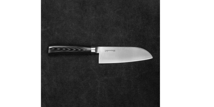Tamahagane SAN Black VG-5 Nóż Santoku 12cm