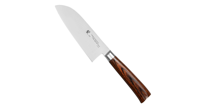 Tamahagane SAN Brown VG-5 Nóż Santoku 12cm