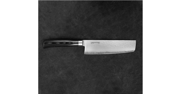 Tamahagane Tsubame Black VG-5 Nóż Nakiri 18cm