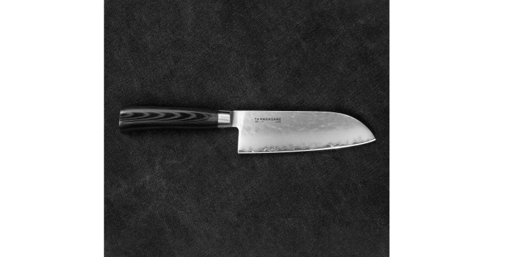 Tamahagane Tsubame Black VG-5 Nóż Santoku 12cm