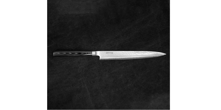 Tamahagane Tsubame Black VG-5 Nóż Sashimi 24cm
