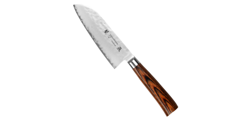 Tamahagane Tsubame Brown VG-5 Nóż Santoku 12cm