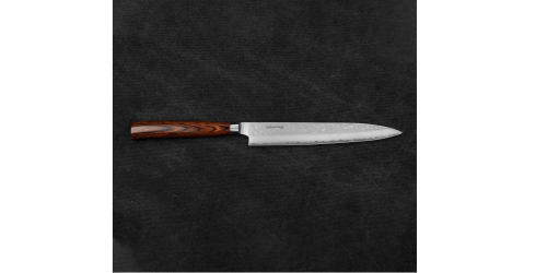 Tamahagane Tsubame Brown VG-5 Nóż Sashimi 21cm