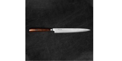 Tamahagane Tsubame Brown VG-5 Nóż Sashimi 24cm