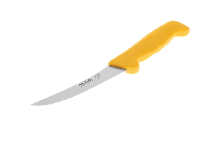 Polkars nóż rzeźniczy nr 16 półelastyczny żółty (15cm)
