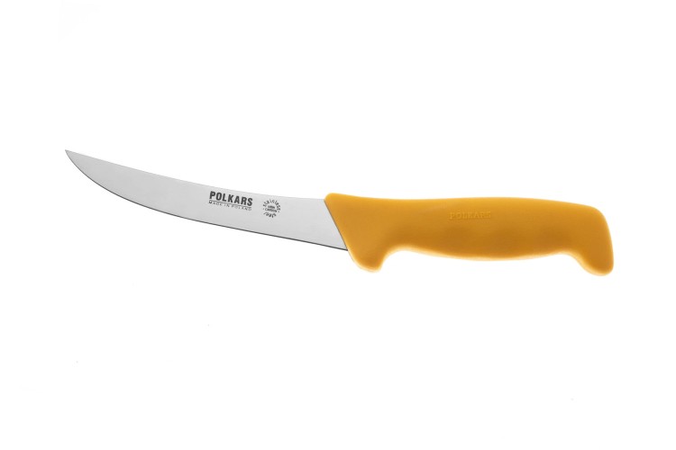 Polkars nóż rzeźniczy nr 16 półelastyczny żółty (15cm)