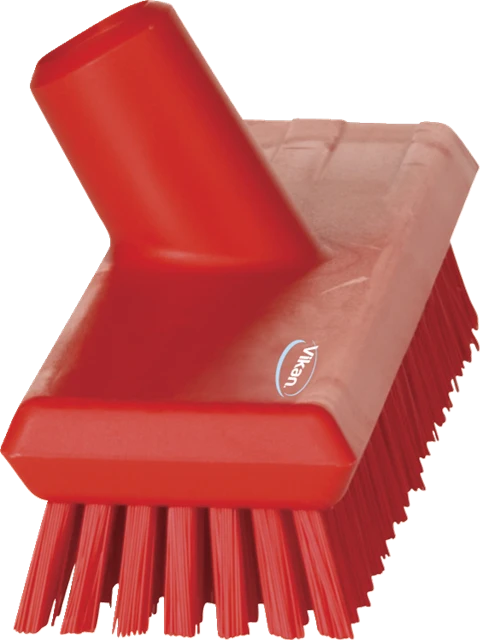 Vikan 70414 szczotka z przepływem wody bardzo twarda 95 x 270 x 75 mm czerwona