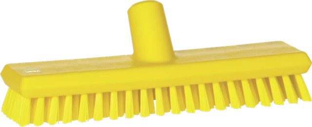Vikan 70416 szczotka z przepływem wody bardzo twarda 95 x 270 x 75 mm żółta