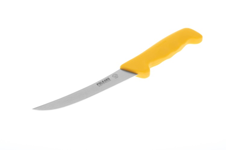 Polkars nóż rzeźniczy nr 16 półelastyczny żółty (15cm)