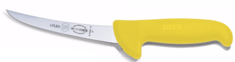 Dick Ergogrip nóż trybownik wygięty twardy 15 cm żółty 8299115 2