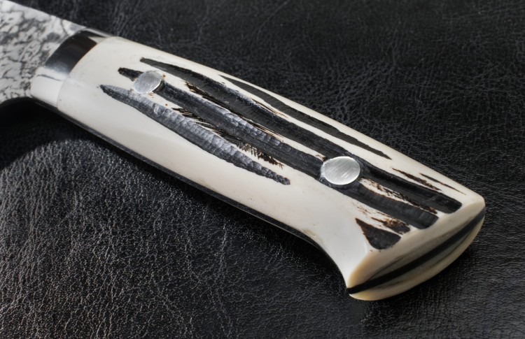 Takeshi Saji WBB ręcznie kuty nóż Santoku 18cm R-2