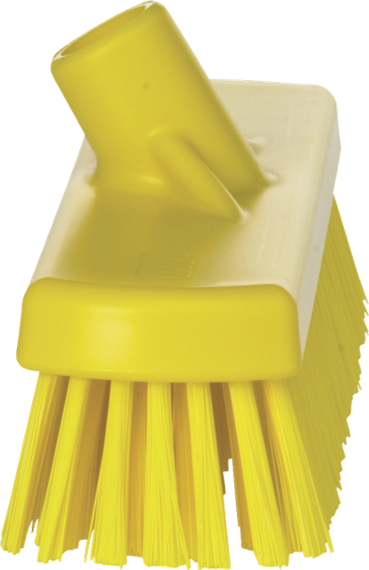 Vikan 70606 szczotka do szorowania podłóg i ścian twarda 110 x 305 x 85 mm żółta