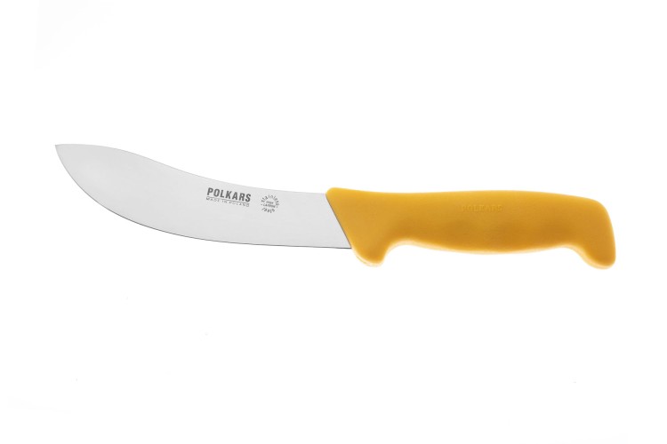 Polkars nóż masarski nr 21 żółty (15cm)